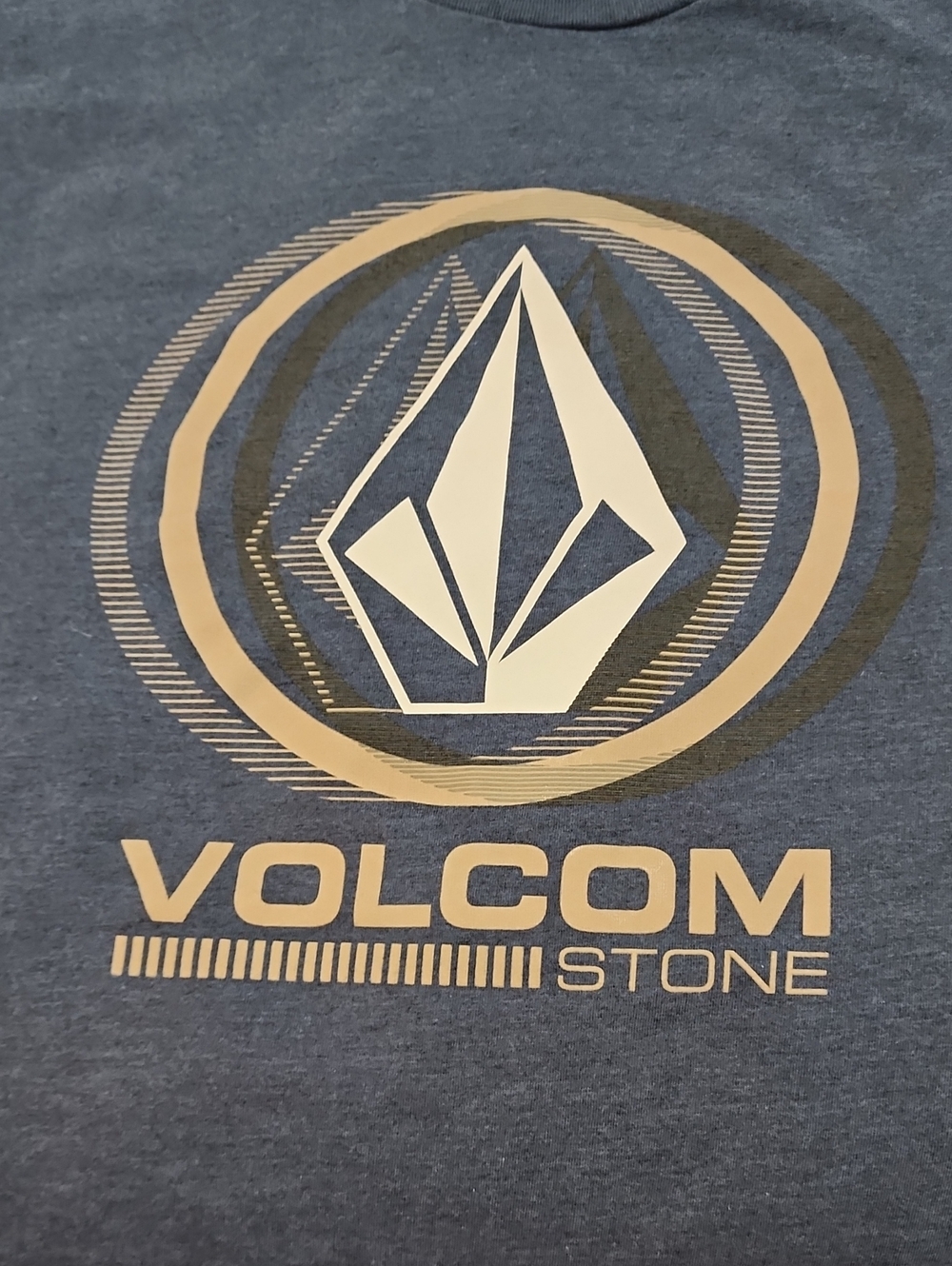 Volcom Stone, Blue Short-Sleeve T-Shirt, Men's Size XL